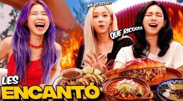 aespaintl's tweet photo. Kidol tried Mexican food for the 1st time and this happened l AESPA l Chingu amiga #KARINA &amp; #WINTER https://t.co/RT2lqLGfPB via @YouTube https://t.co/eqe2H743Fw