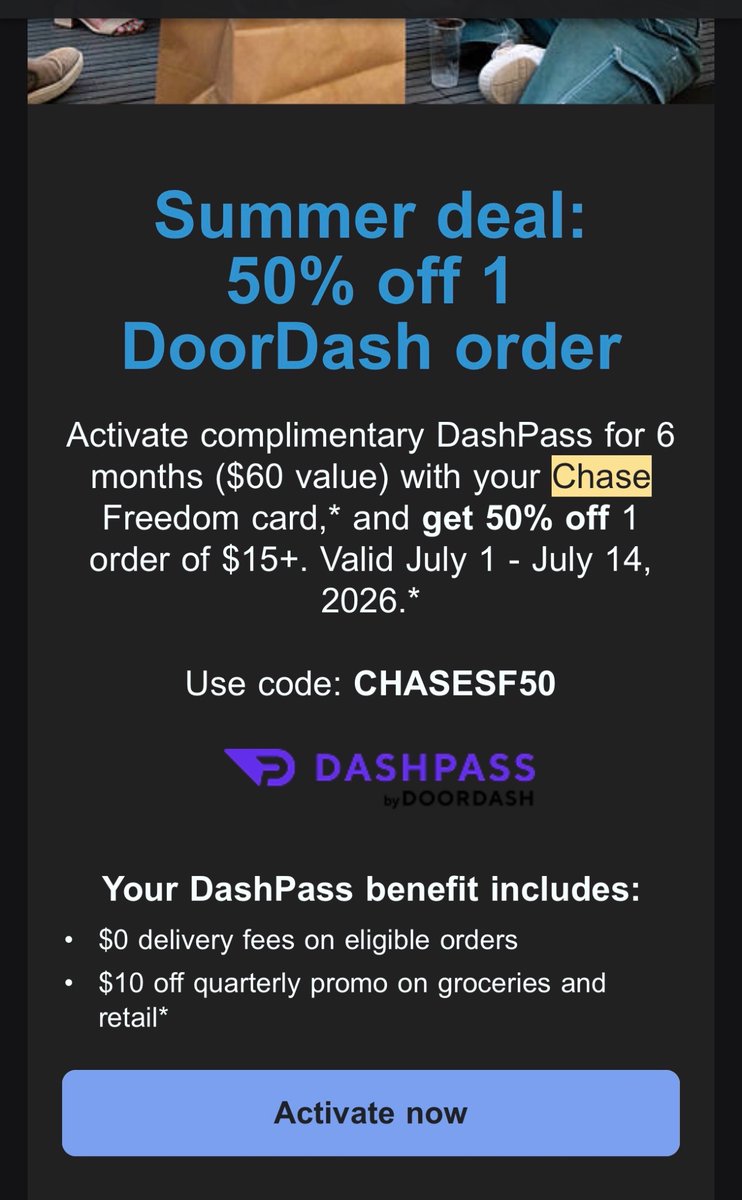 SwapDengale's tweet photo. @DoorDash @Chase why do you provide promo codes which don’t even work and your customer support keep giving just ridiculous excuses and ending chats without resolving issue. https://t.co/fWAIBMFosW