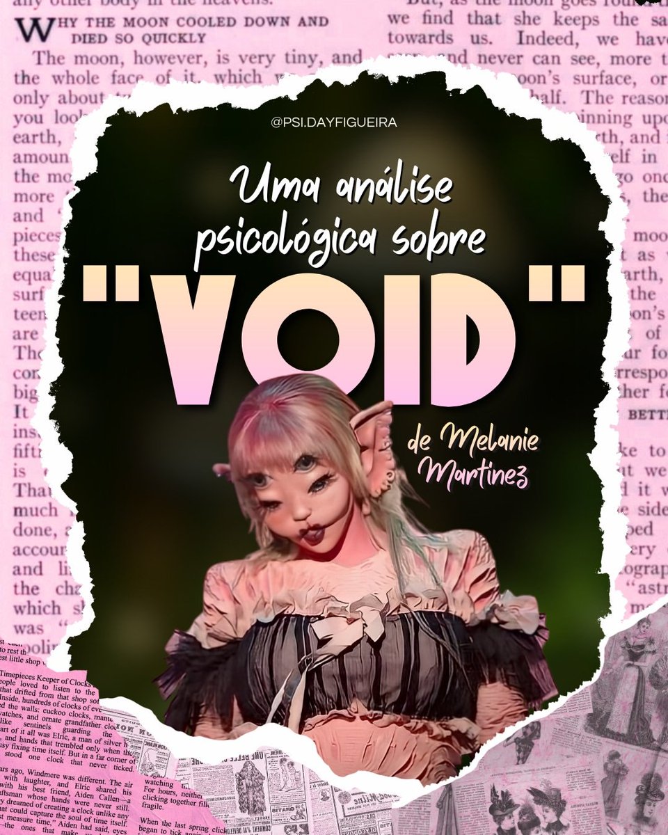 MelanieOnlineHQ's tweet photo. Dayanne Figueira, psicóloga manauara especialista na abordagem TCC, fez uma análise psicológica sobre a faixa “VOID” de Melanie Martinez.

— Em seu post, a psicóloga traz pontos sobre autocrítica e solidão ao ter pensamentos difíceis.

©️ psi.dayfigueira (Instagram)

(1/2) https://t.co/XC412cO53H