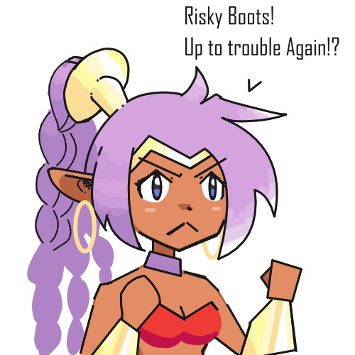 Teq_Han's tweet photo. The new Shantae hairstyle... Very effective! https://t.co/mZa45ffcjp