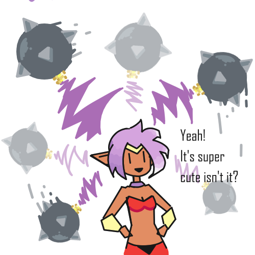 Teq_Han's tweet photo. The new Shantae hairstyle... Very effective! https://t.co/mZa45ffcjp