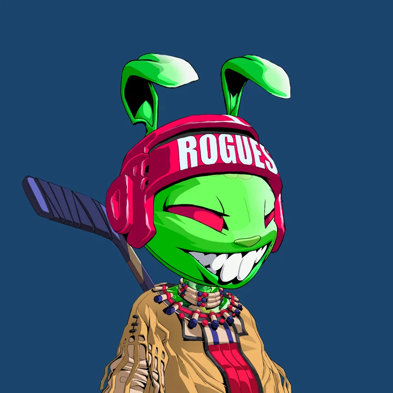 ValomCratch's tweet photo. Another @RoguesNFT for the bag with some traits I didn't yet have. I love these radioactive furs!

Do you even Rogue bro? https://t.co/LV1wUe8vZM