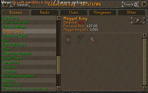 BlomOSRS's tweet photo. Very nice log 🙃at least ive had a lot of elite clues https://t.co/E0hdeLHcsV