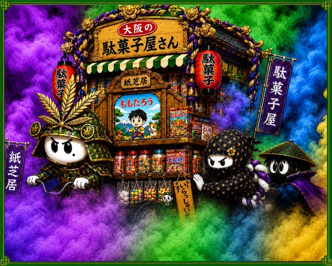 grigri0602's tweet photo. お菓子警備隊🍭 https://t.co/3kqxlIWMpw