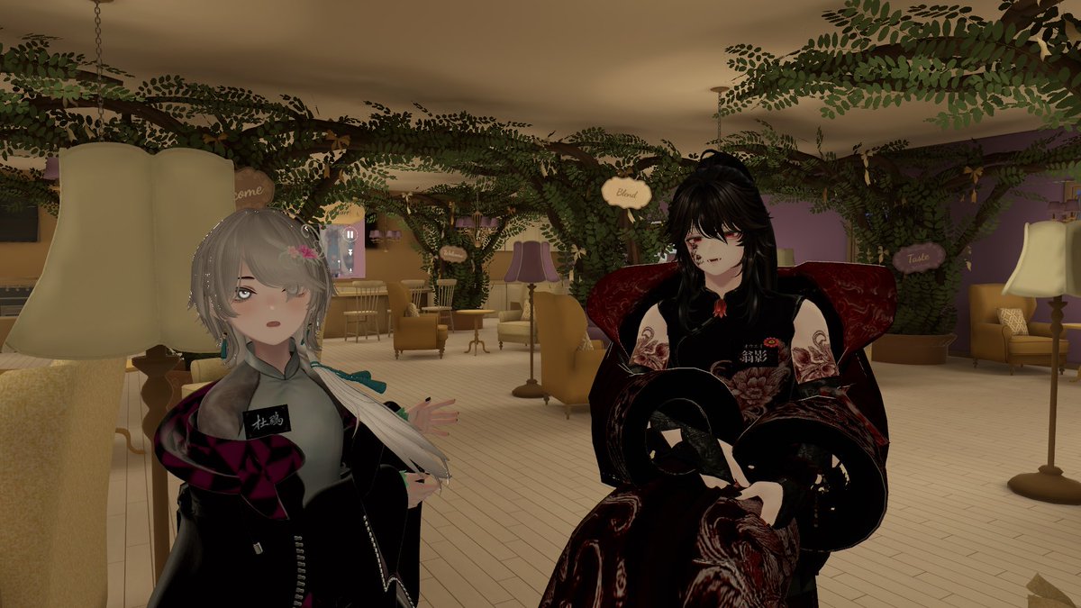 vrc_kasenrou's tweet photo. ❁⃘練習会の様子❁⃘

昨日は集まれたお花たちで営業を盛り上げるための話し合い！
ペアをする相手を決めるのに、なりたい相手にお花を渡すことになった場面も！？
今夜のペアもお楽しみに♡

本日も21:55～グループ＋にて、男性キャストによる薫仙楼です。
皆様のご来店お待ちしております。 https://t.co/qQ6OJOWySD