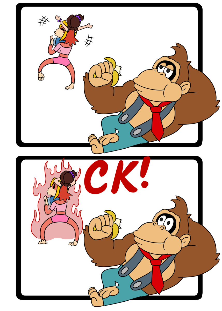urusee584's tweet photo. Donkey Kong Bananza - Commemorative Comic https://t.co/WwXmh019nr