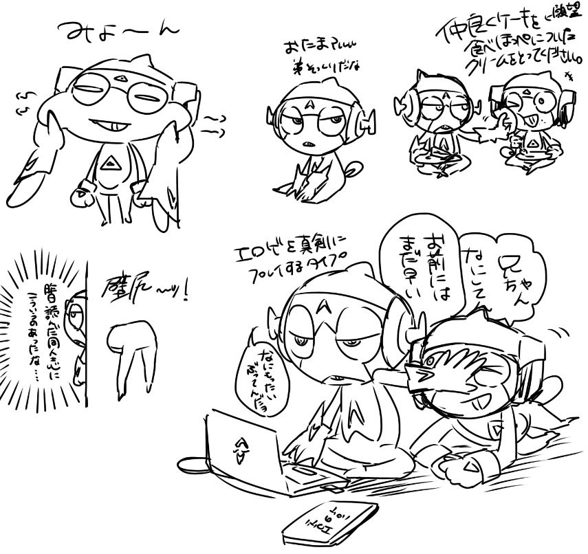 nix2r's tweet photo. だいぶ捏造強い落書き https://t.co/vO4kc2XA2w