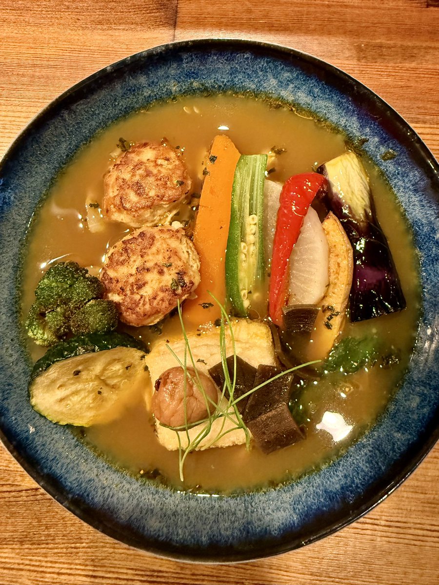 spice_smile's tweet photo. オープンしまーす
本日のご来店お待ちしてます🤗
#梅干しスープカレー #つくねスープカレー #梅こんぶスープカレー #スープカレー #soupcurry #揚げ出し豆腐とさっぱり梅こんぶスープカレー https://t.co/kKBl9Bfywf