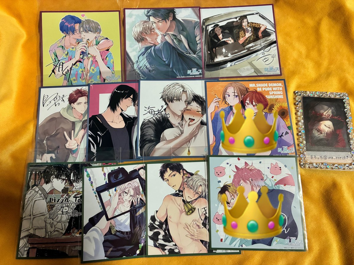 ma_rotchi's tweet photo. アニメイト腐ェス2026 トレーディングクリアカード　特典色紙　交換

譲)画像1.2
求)画像3.4👑❤️→♾、💛→1枚

※譲👑は求👑❤️の2:2から
※同種同士希望ですが、グループ違いは可能です。

ゆる募の為、お纏めなどの条件の良い方最優先させて頂きます🙇‍♀️
お気軽にお声掛け下さい🙇‍♀️ https://t.co/0bTe3Njq1c