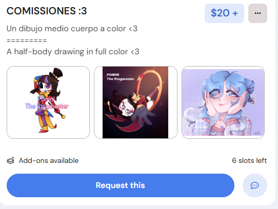 Blue17Scar's tweet photo. bueno aqui esta xd
aqui esta el kofi para pedir las comissiones nwn💖
6 plazas para probar
-no hago nsfw
y sean amables <3
(no tengo muchas imagenes de referencia x'd, puro comic hacia, perdon)
$20- medio cuerpo
$30- cuerpo entero
https://t.co/OUlunWNysp
#tadc #opencomissions https://t.co/UyoX6ppCHu