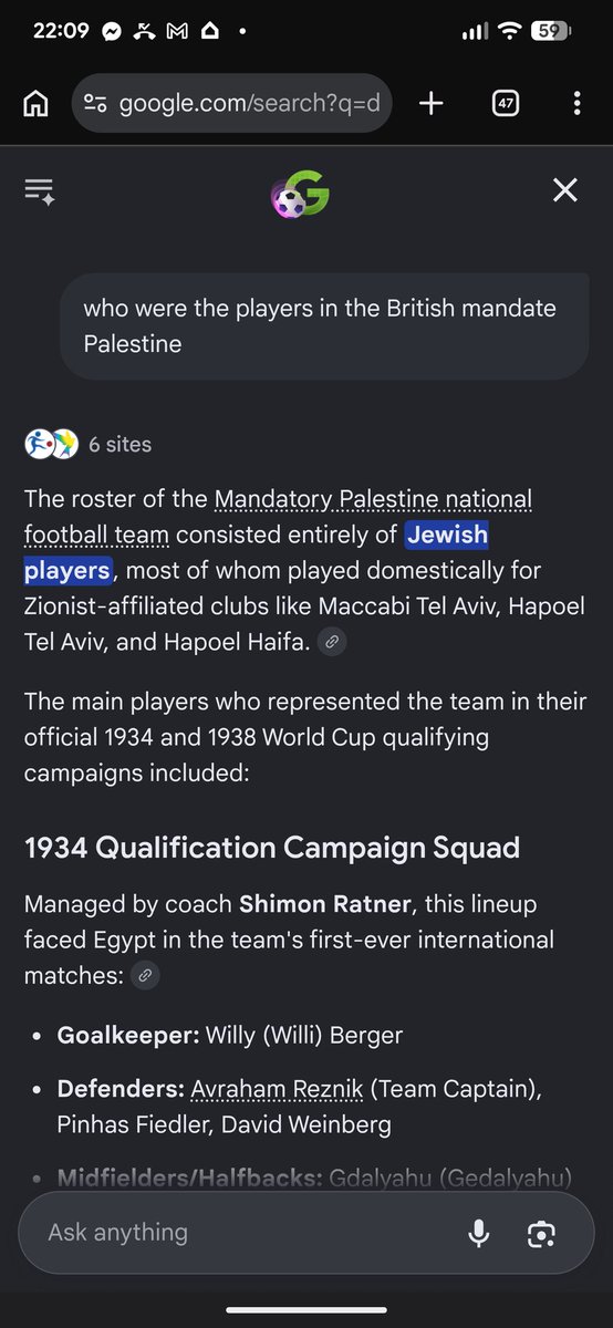 ItsikRomano's tweet photo. @ARezeg Don't go too far and you'll find out that the original Palestine soccer team was full of Jews anyway. https://t.co/274z7Fkc3x