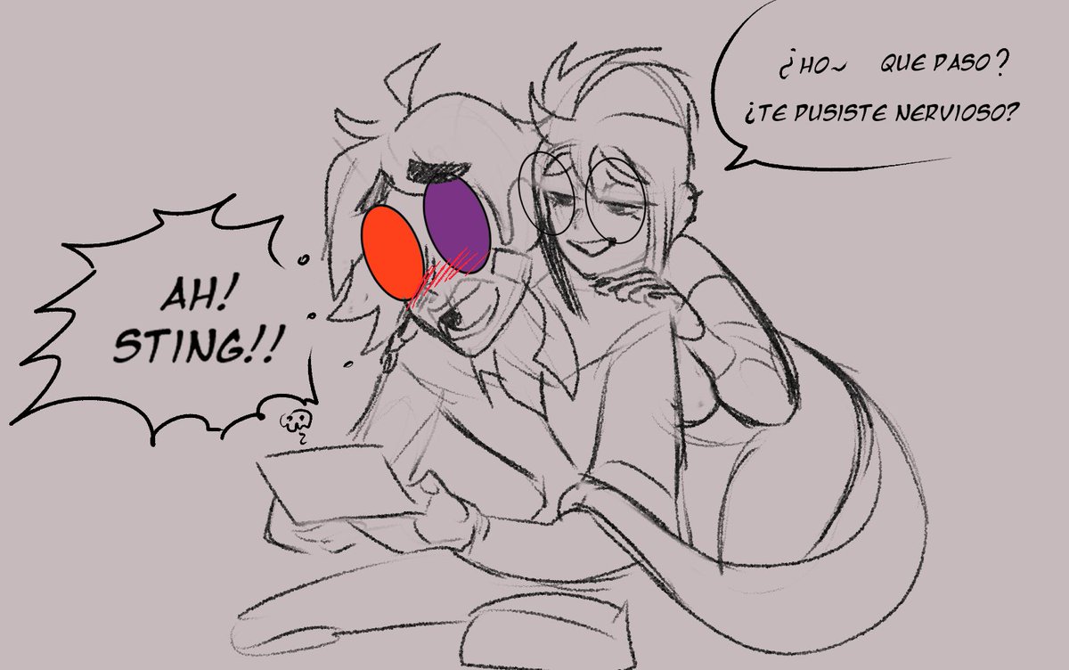 TioStingch's tweet photo. @Zero_Zen_41 en el canon decia jskds  (dibujo viejo cuando usaba a la version femina para joder) https://t.co/5V845v3Pgv