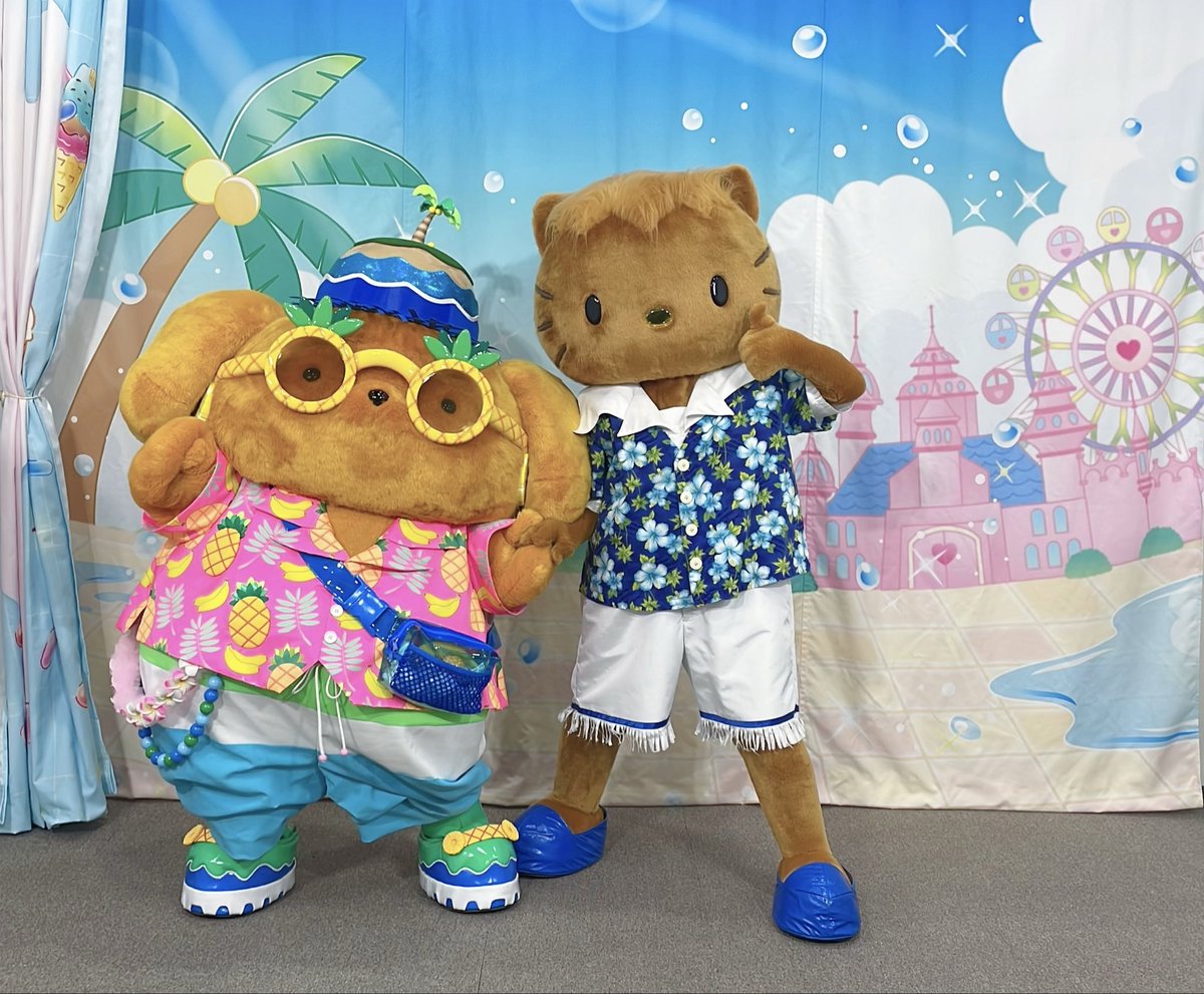 kimika_harmony's tweet photo. めっちゃ夏🌴✨🎡
プリンくんもダニエルくんも、かっこよくてかわいかった🍍🌺 https://t.co/IO7qTwEwWo