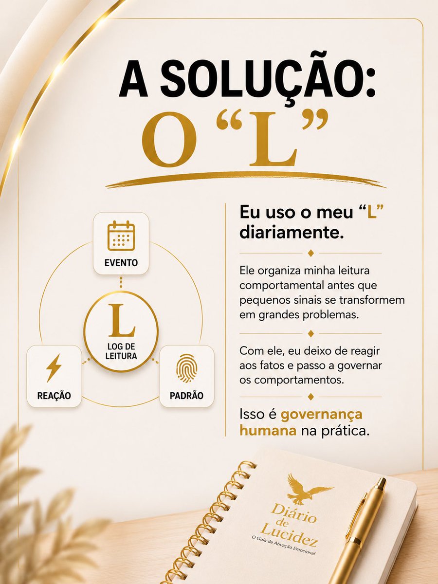 nalydja_gomes's tweet photo. Apagar incêndios na sexta-feira não é gestão, é falta de método. O "L" de Leitura Comportamental é a ferramenta que antecipa o turnover antes dele acontecer, como manda a NR1. 🦅
💾 Salve para aplicar na segunda.
💬 Comente LOG para receber o guia.
#NR1 #Liderança #Turnover https://t.co/6NjSXrJgtI