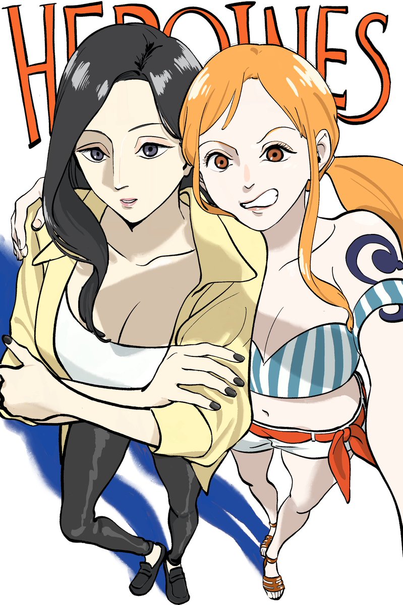 suusuuusss's tweet photo. 明日放送のHEROINESちょっと参加してます。このお二人描けて楽しかったです〜なにとぞ、なにとぞ、、 https://t.co/OECJLj68IX