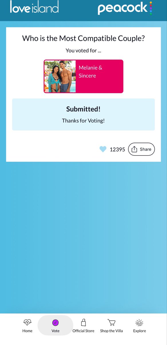 Wheatny_xo's tweet photo. Melanie you will be in the finals on my watch. #Loveislandusa https://t.co/Ah2r888zBy