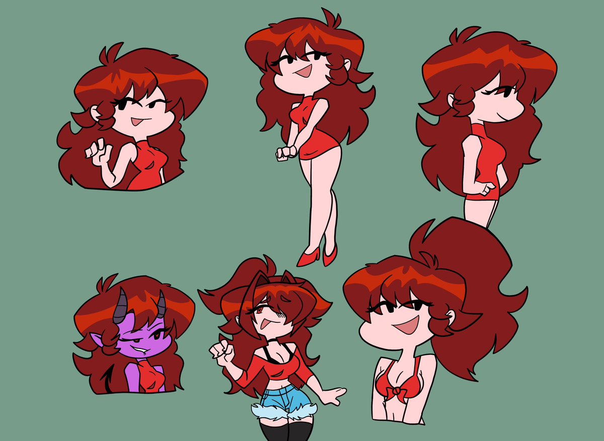 POLY_RAMA221's tweet photo. Made a GF drawing sheet cause… Idk I’m not that great with ideas

#fnf #fnfgf #fanart #digitalart https://t.co/gLzecUOxYc