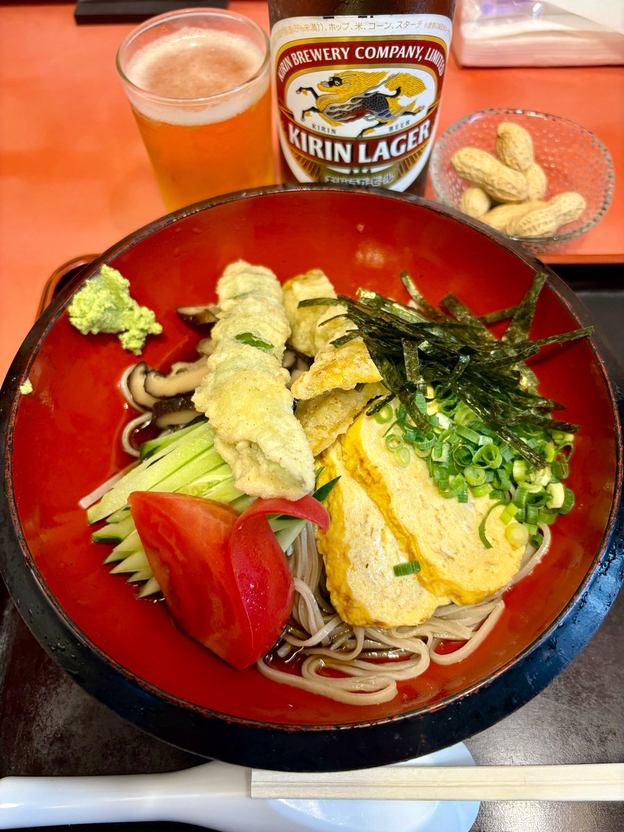 BONSAKAPA's tweet photo. そば処まさや

冷やし五目そば　¥1000 https://t.co/jwKUyucp4L