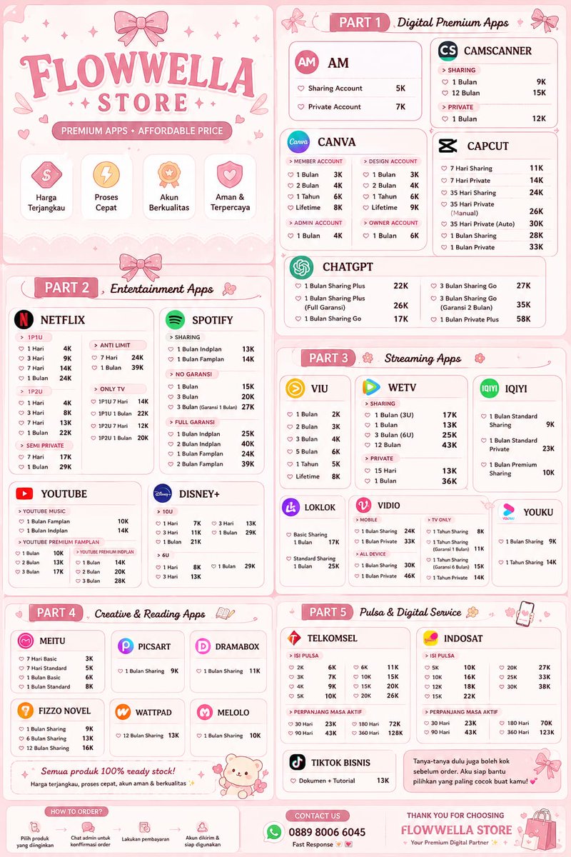heyfloww's tweet photo. @yun4crm ୨୧ ˚₊🌷

Butuh APK Premium dengan harga ramah di kantong? ✨

Tenang, di sini tersedia berbagai APK Premium yang murce, aman, dan terpercaya 🤍

💌 Minat atau mau tanya-tanya?
Langsung DM atau chat yaa!
📞 https://t.co/mzz7MN5nXG https://t.co/Xex0VxWgzd