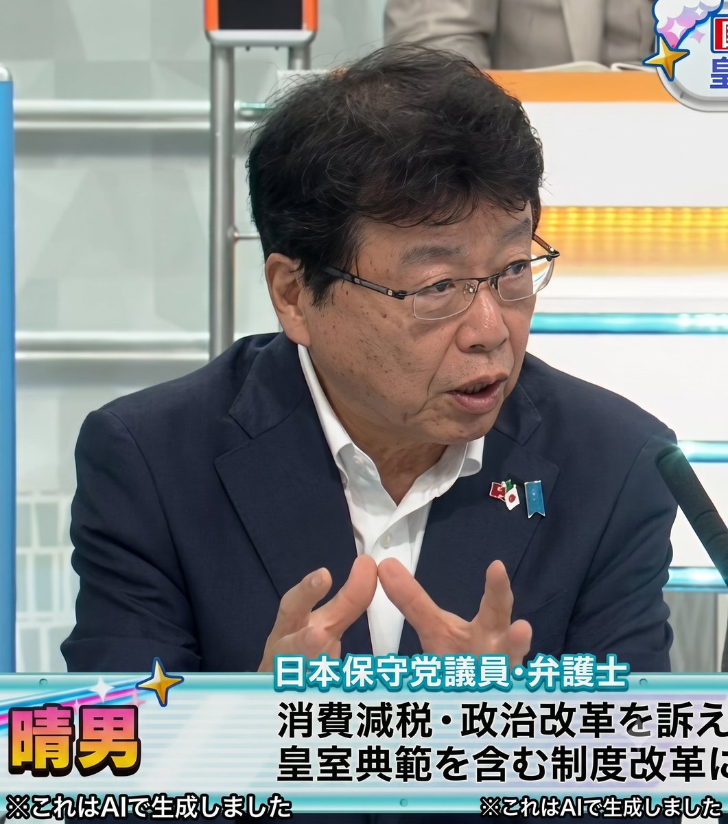 mamichan_jpn's tweet photo. 北村晴男氏、正義のミカタで皇室典範で正論

北村氏「日本の皇室は2000年以上、基本的に男系男子で紡がれてきた。女性天皇は8人いたけど、天皇になってから子を産んだ人は一人もいない。男系男子で紡ぐという社会共通の認識があったからです」
北村氏「災害があれば両陛下が祈り、みんながまとまる。だから日本は強い、そういう国だと世界から尊敬を集めている。伝統をどこまで重視するかという問題です」
東野MC「北村さんは男系男子でつないだ方がいいと？」
北村氏「そうです。伝統が失われた瞬間、"変わったんだからもういらないよね"と天皇制廃止の議論がしやすくなる。廃止したい人たちにとっては、それがチャンスなんです」
➡伝統を崩すことが、廃止への入り口になる。北村さんの指摘、核心を突いてる。
