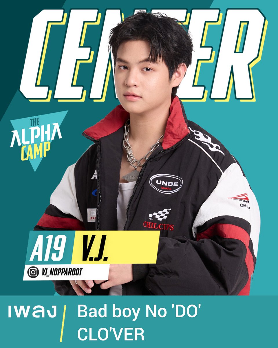 ProjectAlphaTH's tweet photo. Center of Performance Video 1 
GROUP A | A19 V.J. เพลง Bad boy No 'Do' - CLO’VER

#TheAlphaCamp2ndLive 
#ProjectAlphaNewClan 
#GMMTV https://t.co/myjJllOg4J