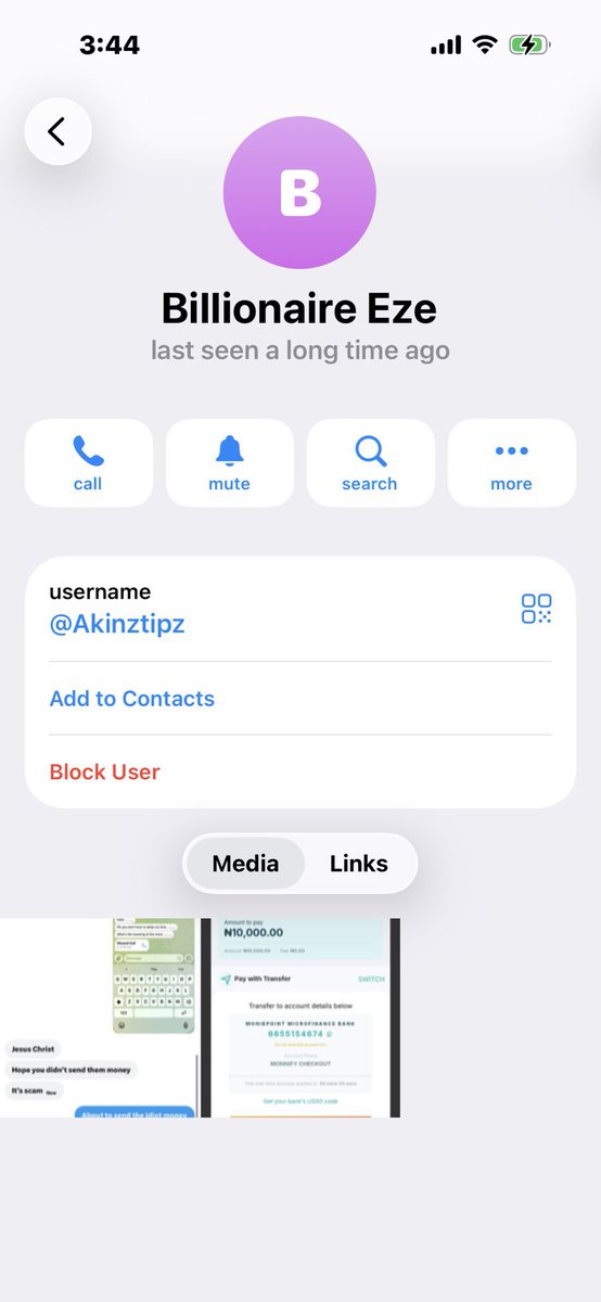 billionaire_eze's tweet photo. If you’re the one texting people using my name on telegram it’s God that will punish you .. 

Family pls if anyone texts you on telegram with my name asking for money 

It’s not me . 

Always text me here first https://t.co/MMpsKDieYE