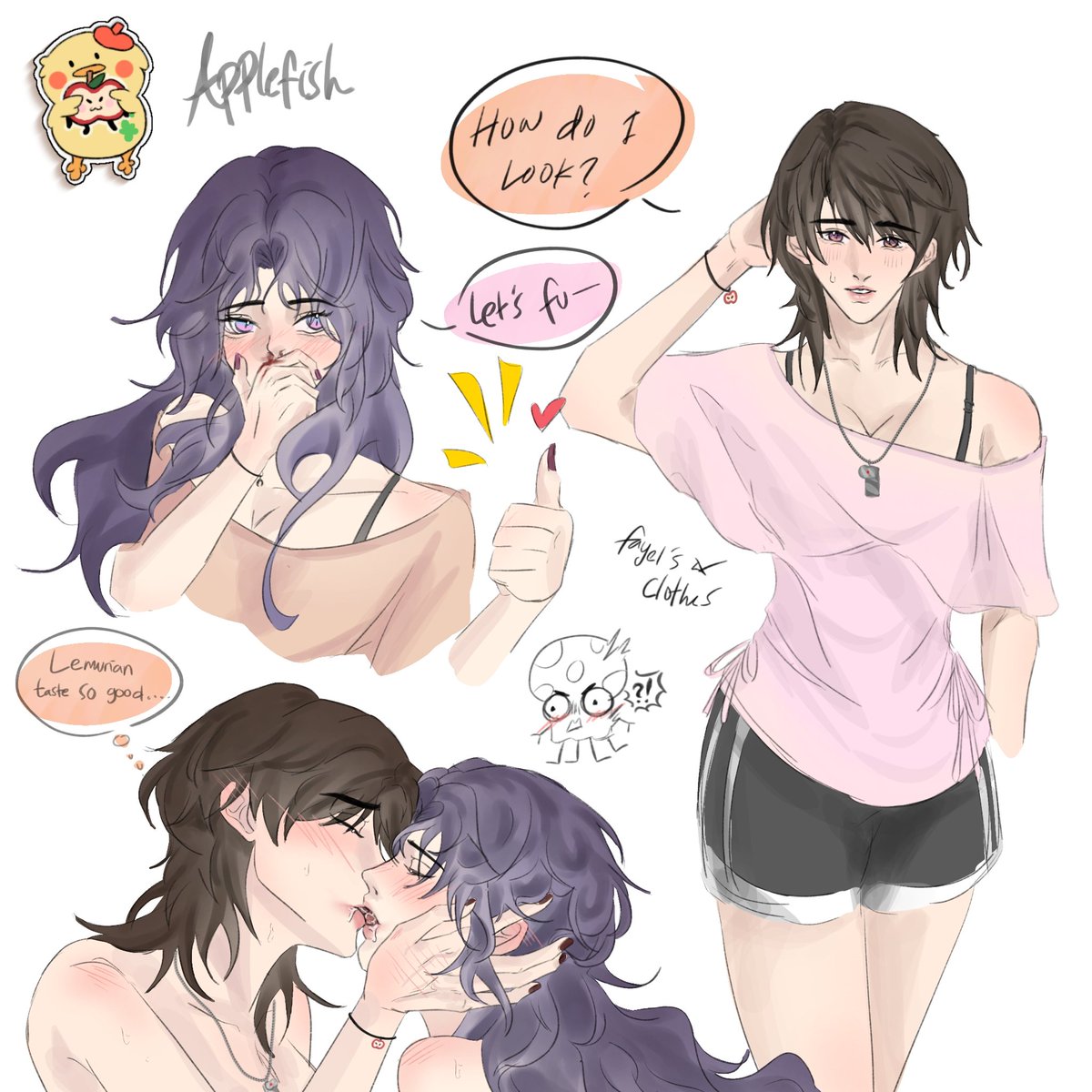 frrikitiw's tweet photo. neng geulis?
first time drawing wuluwuh keterusan sampe kith kith gitu 😂
Fem! Applefish #applefish #wlw https://t.co/2dCvOHjehm