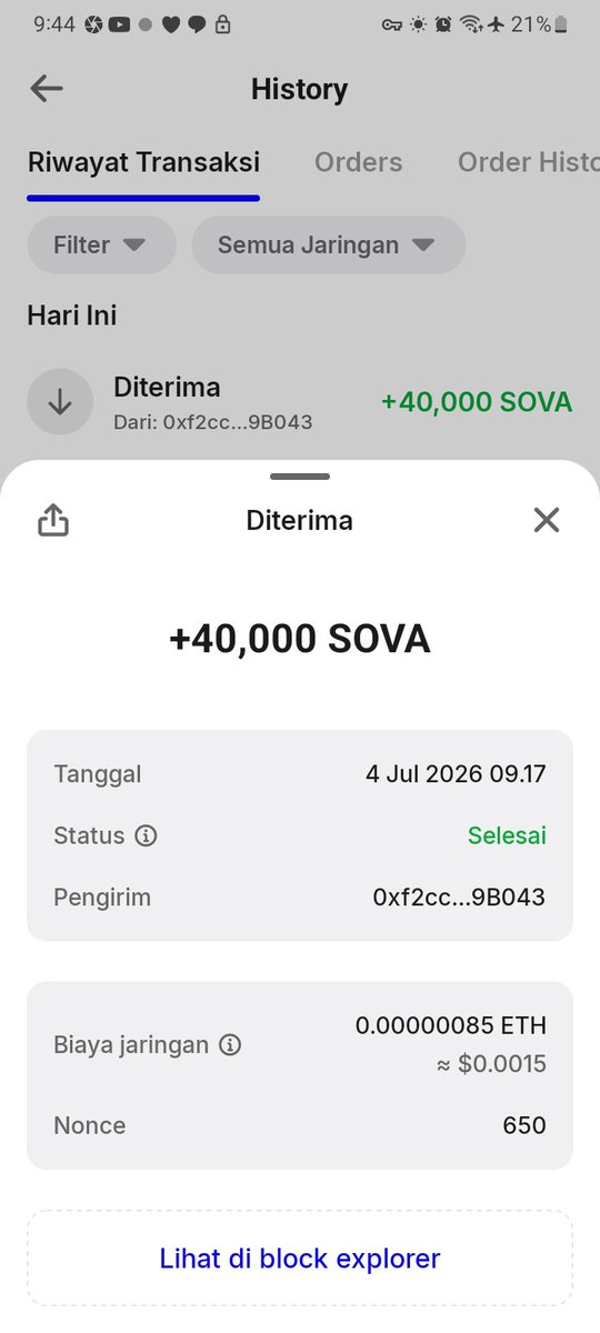 Daraderaaf29's tweet photo. received @Sovashi 

The builders never stopped. The market will catch up eventually. LFG! 🚀🌕
thank you https://t.co/GITquchYuQ