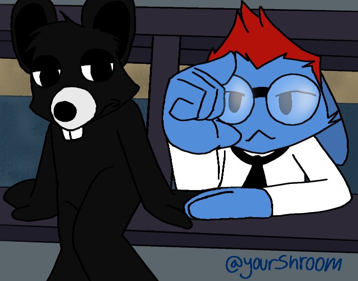 yourshroom_'s tweet photo. Made matching profile pictures for me and @dxnnyii09 #animalhospital #roblox #art #fanart #pfp https://t.co/z1lGssw3Vm