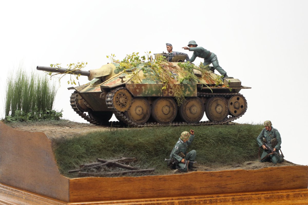 THeppokorin's tweet photo. #Academy  1/35 Hetzer https://t.co/CJhZcNSXzH