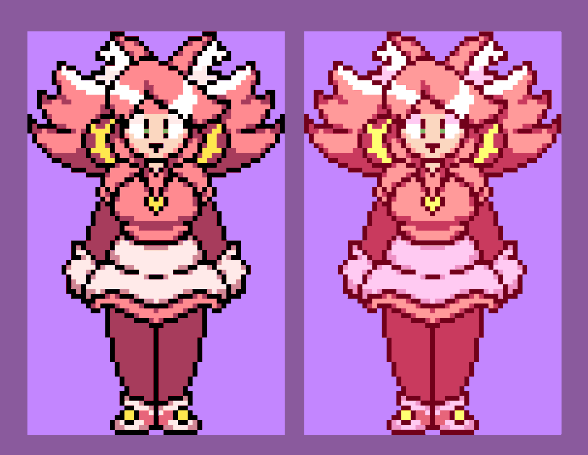 PentagonSprites's tweet photo. Annnd another Beautiful lady!!!! #deltarune https://t.co/aoPBr90Z3E