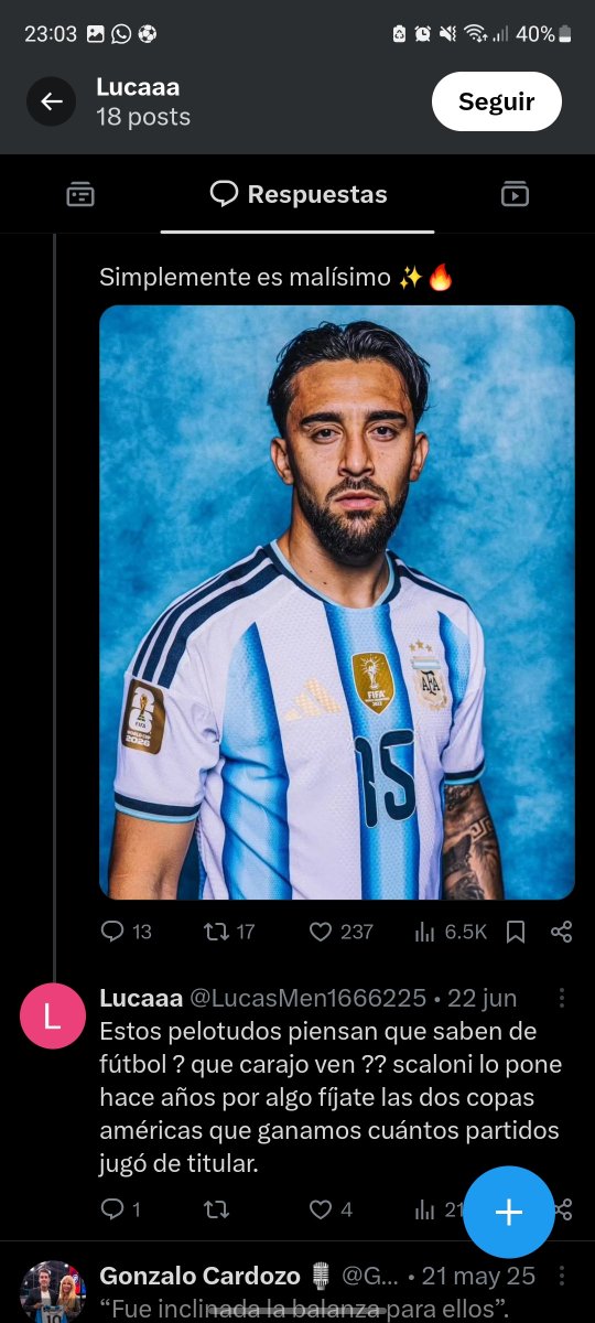 Trapigolazo's tweet photo. Nico González queridoooo https://t.co/n49mFxKUWs