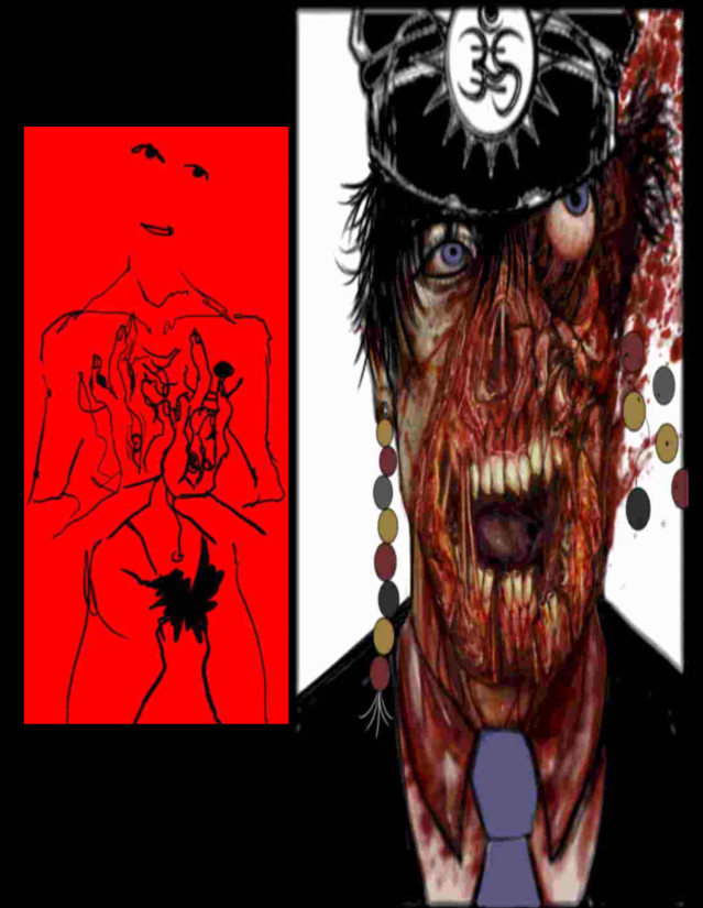 moldy_god's tweet photo. oc wip for something
(spoilered for drawn gore) https://t.co/Skv6gs1hC6
