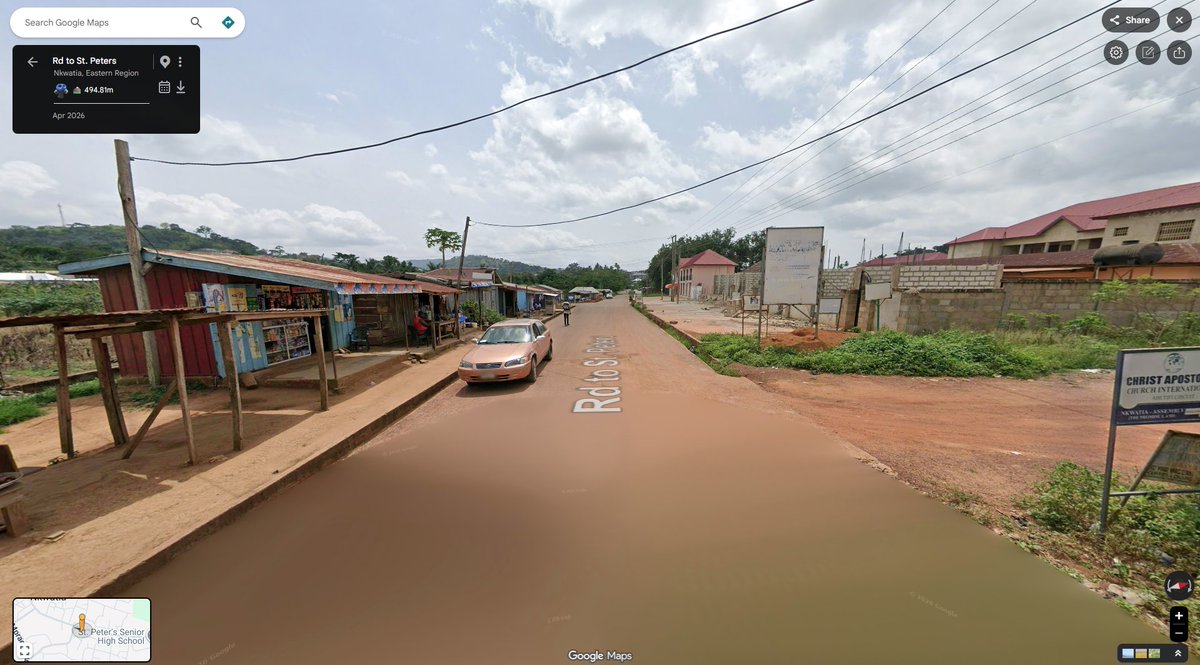 VirtualStreets_'s tweet photo. 🇬🇭While most #GoogleStreetView updates this week are in the Balkans, #Ghana has also gained expanded coverage in the southeast, especially the Volta and Eastern Regions.
Captured between April–May 2026 using Smallcam after its introduction in the country this year. https://t.co/joxSkgayZ7