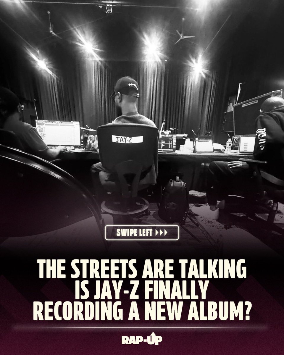 RapUp's tweet photo. @Young_Guru and @sommeave have both been spotted back in the studio, and fans are already connecting the dots. 👀

Do you think Hov is finally getting ready to drop another album? https://t.co/oIHIQzEdsd