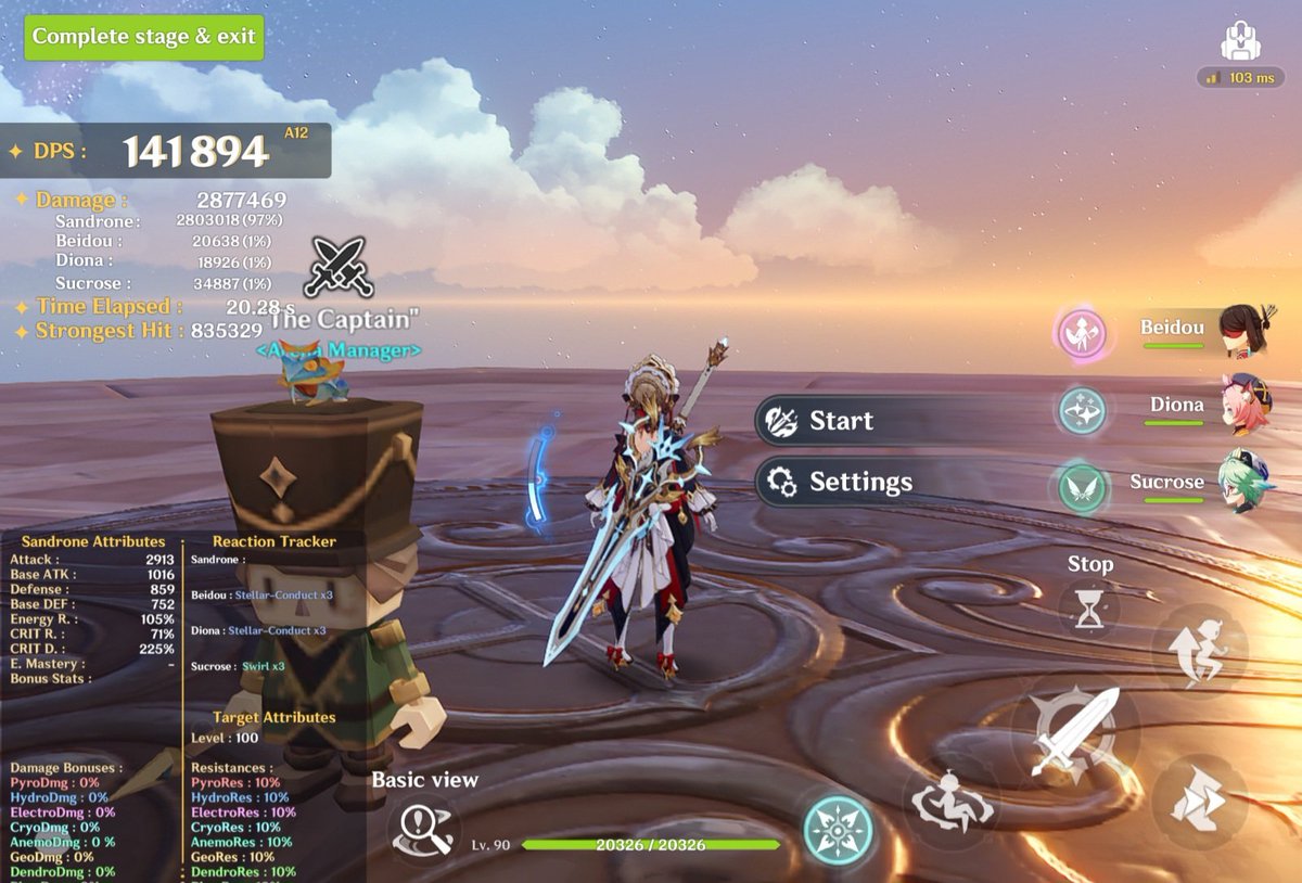 handsomesquidyy's tweet photo. @HourlyTeyvat As the creator said, there is many factor. First try I just get 40k dps, without finished the buff quest, properly rotation, properly build, and properly team. And now with c0r1 yaeless I can get this https://t.co/veLRJ2BSgX