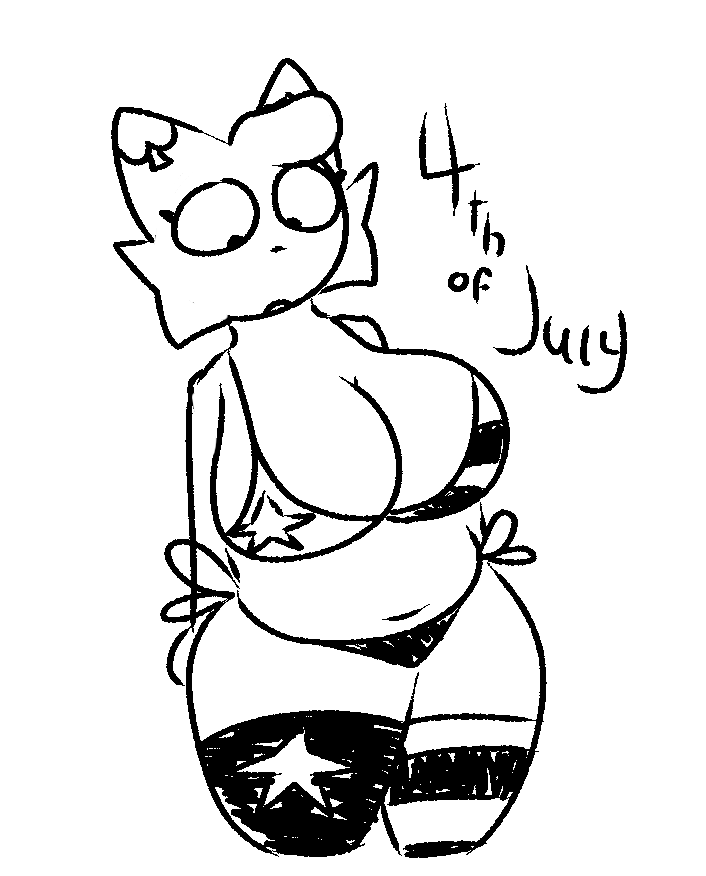 FreaklerCat's tweet photo. I heard fireworks, Its that time again https://t.co/USlHq6QMx3