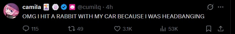 HawkMcAdam's tweet photo. @CottontailVA Just a minute ago while scrolling I saw this. First rabbit character that came to mind was you, but since I didn't know what you had been up to lately I didn't make the joke.

But now seeing this post of yours, maybe that really was the case... 🤔 https://t.co/uab8LvBNdq