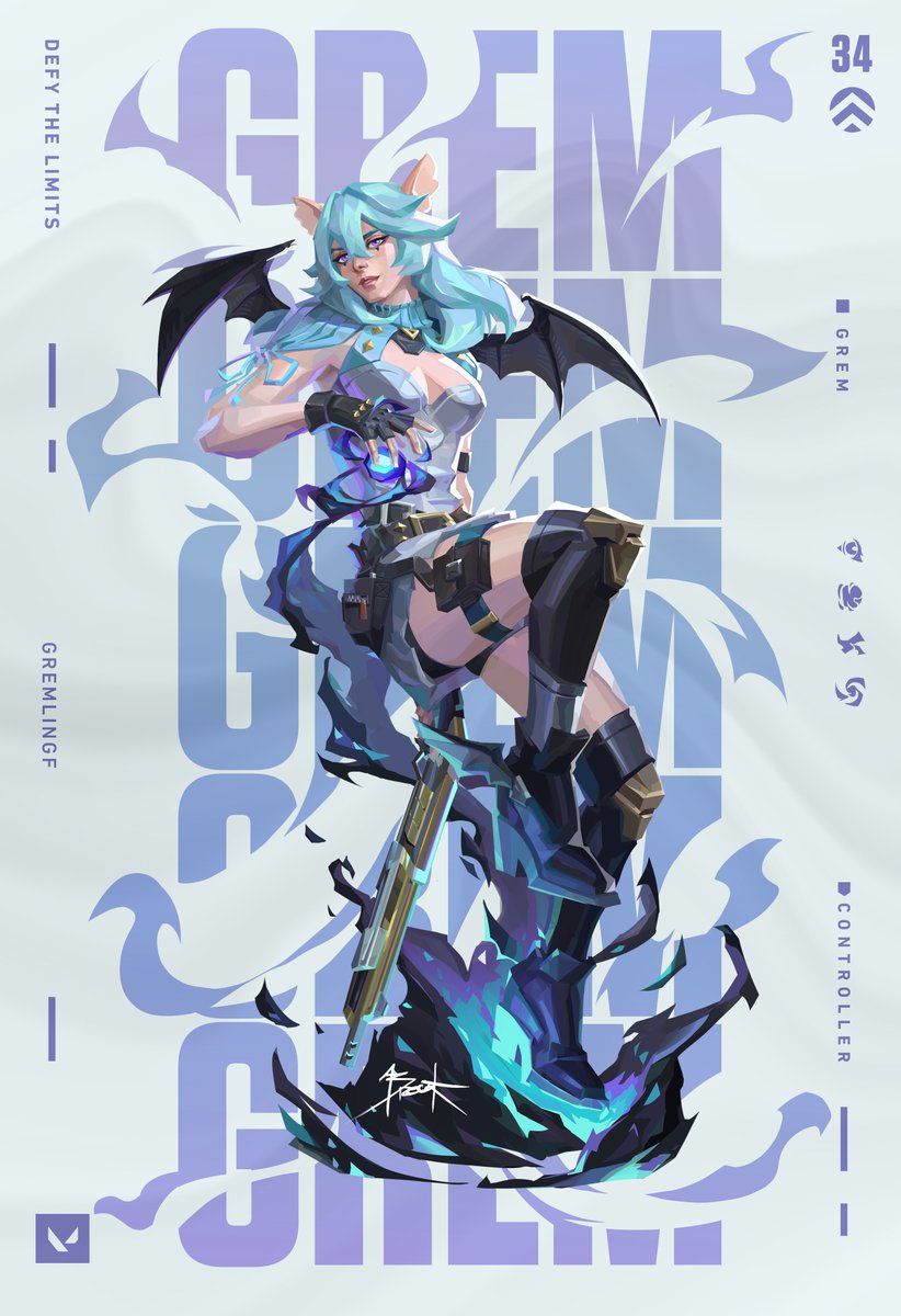 Bogart_Illust's tweet photo. VALORANT Agent Key Art. GREM

Commissioned by @thegremlingf on VGen  
VGen: https://t.co/E5YNt9TPXt 

#Valorant #Valorantfanart https://t.co/F9cBLP8ucE