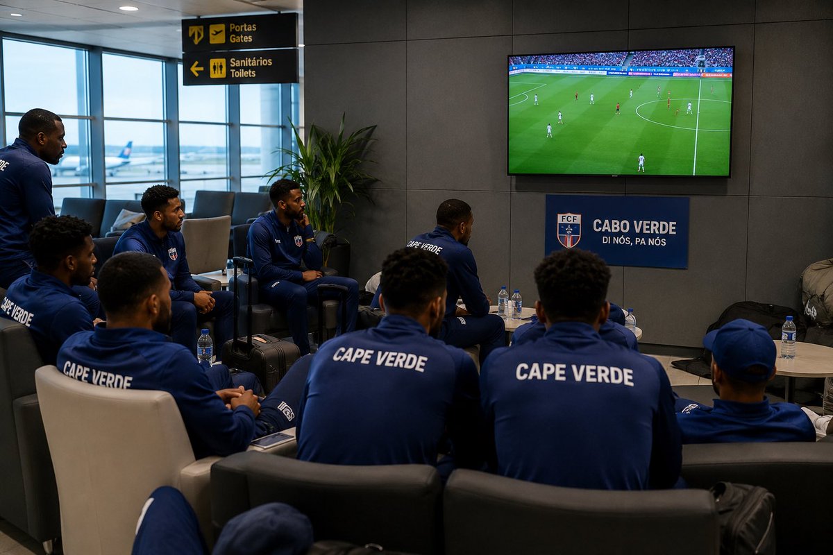 Dhatman16's tweet photo. Cape Verde is waiting for the Ghana Black Stars' match to finish; both teams will then head home together lol https://t.co/dnn6KeL9j4