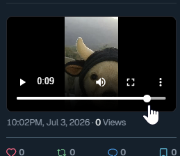 junm51991's tweet photo. It shows bull version of Jotchua at 0:09, other guy's picture was fucked up

Volume's dead, and Jotchua and Black Bull are both at all time highs because of Ansem

Introducing the ultimate runer, Bullchua
https://t.co/Nd3Uc5ETCt https://t.co/iKELqh1t9V