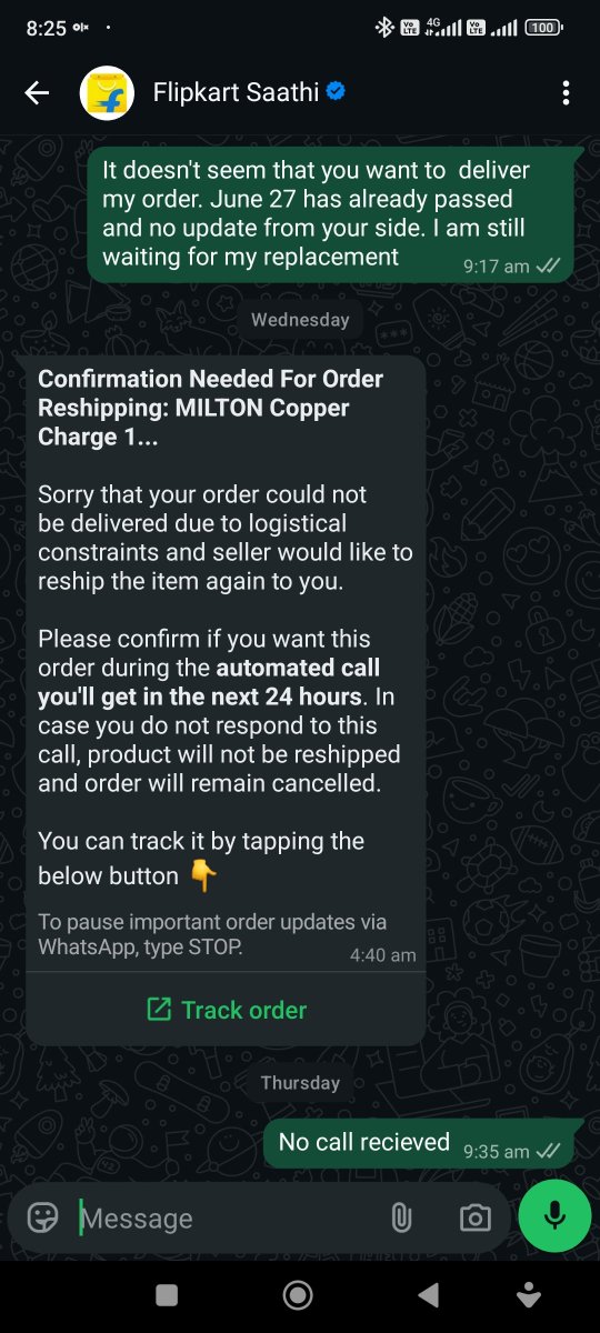Mohit0065's tweet photo. Recieved this msg on Fbk regarding delay in order &amp; a call to be recieved in 24 hours but didn't recieve from your side and 💥 you cancelled my order @Flipkart 

Refund my money @flipkartsupport 

@jagograhakjago https://t.co/uOxBxz2d2c