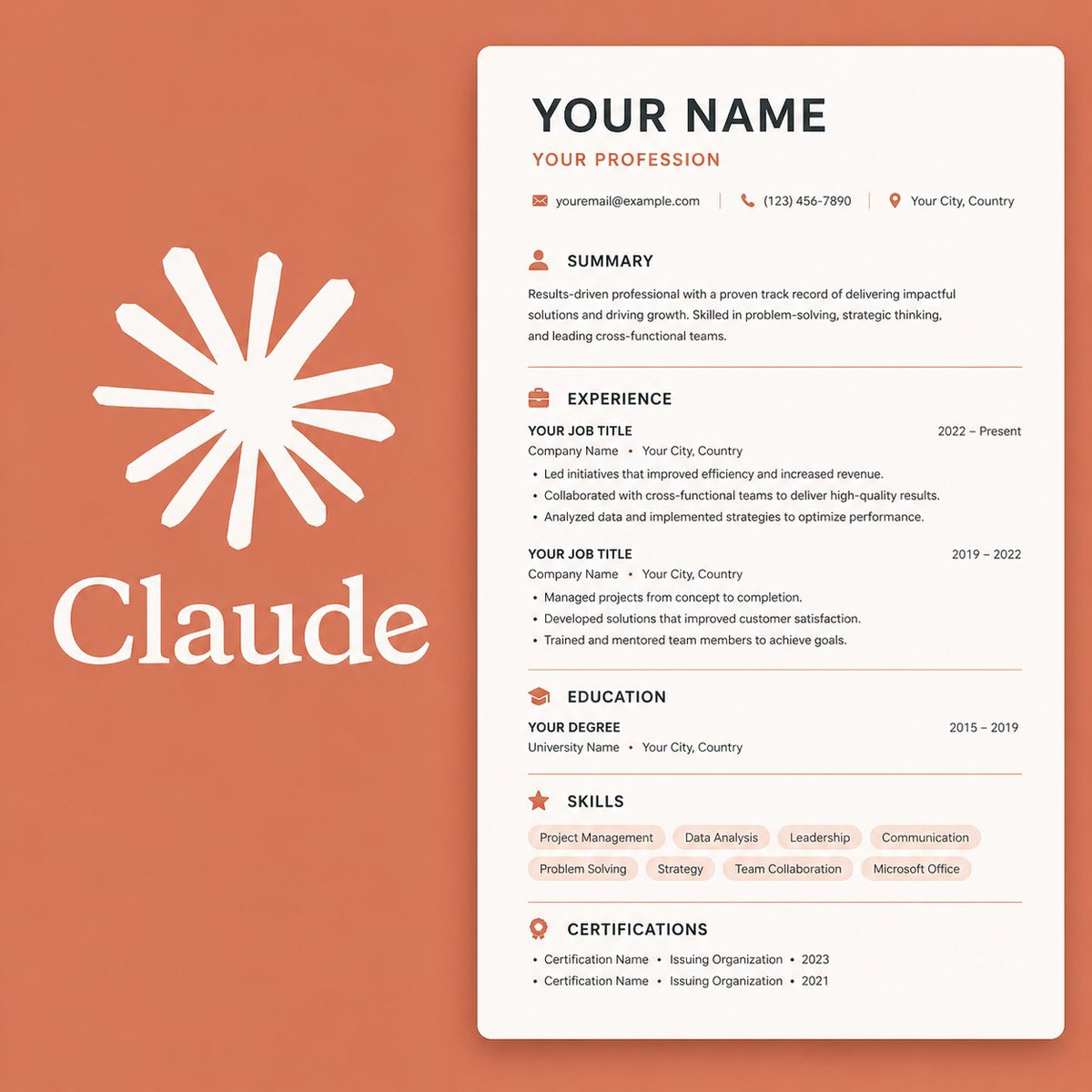hrswatigupta's tweet photo. Stop telling AI: “make my resume”
Stop telling AI: “improve this CV”
Stop telling AI: “write summary”

You’re using a powerful tool like a basic template builder.

AI works best when you give:
• role
• job target
• constraints
• achievements context
• output format

Here are 10 powerful resume prompts you can copy-paste 🧵👇