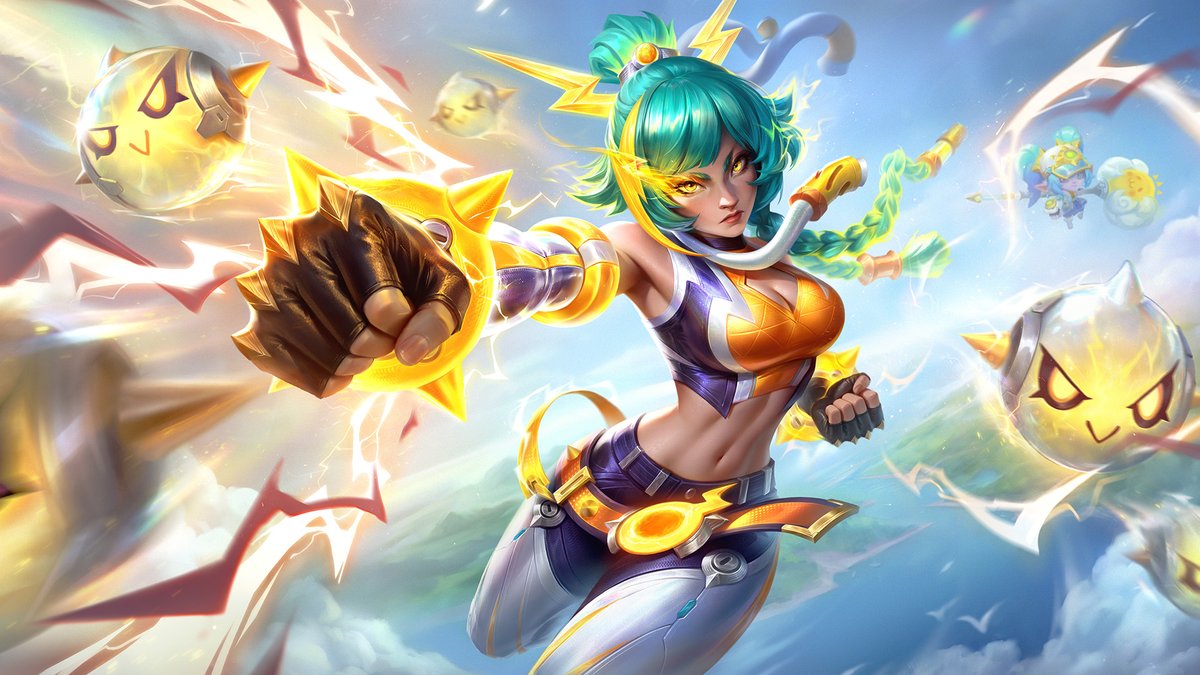 wildrift's tweet photo. The storm rages, but the faith of the Kinkou is unyielding ⚡ https://t.co/kWtqwzQDbL