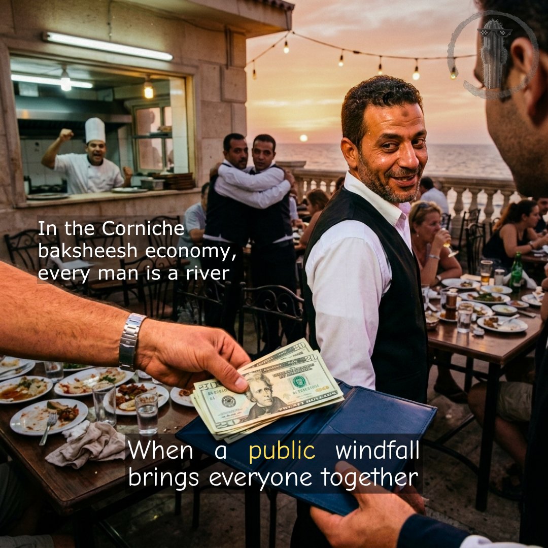 The_BackHander's tweet photo. American tips in Alexandria trigger the team tax
.
#Baksheesh #TheCornicheAlexandria #TippingWatiers #LawrenceOfArabia #TippingAroundTheWorld https://t.co/714QKTOnkR