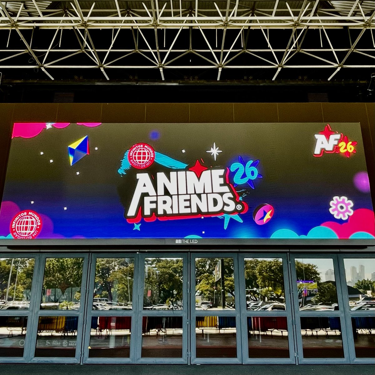 jun_tomioka's tweet photo. 2026.07.03
ブラジル。サンパウロでした。
「Anime Friends 2026」
於：Distrito Anhembi
【出演】HANABIE.／MUCC／GALNERYUS／SENPAI OLD SCHOOL https://t.co/HI4v3hyemp