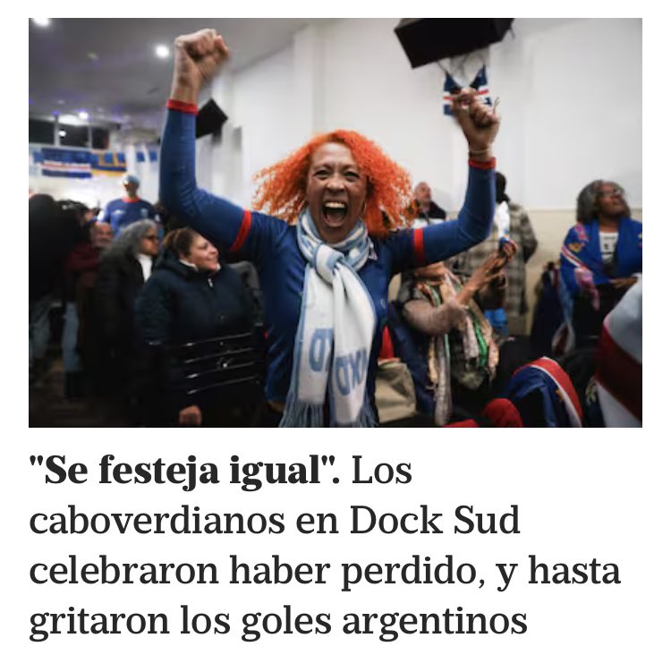 bartolomerulli's tweet photo. Me gustaría saber si en sus países tienen una comunidad caboverdeana feliz y aceptada por todos como tenemos “los racistas” argentinos. https://t.co/Mbvn8adpZu