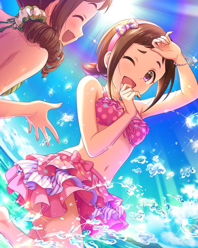 gorohati02's tweet photo. 身長145　B75
いつも一緒の親友二人がすでにグラビアアイドル級なので小さく見られがちですが身長比考えるとかなりある方
 #デレマス思ったより乳でけえグランプリ https://t.co/7vIAasTf0w