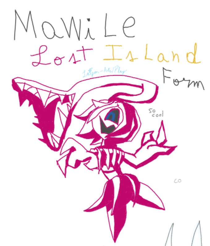 LaiferP's tweet photo. Mawile (Lost Island Form) art i did on a Whiteboard
#Mawile https://t.co/T5JD23mbhx