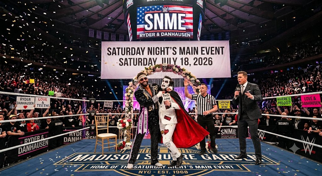 tpdmagic's tweet photo. @WWE @DanhausenAD I mean Madison square garden is about to have the best marriage ever, Zack Ryder and @DanhausenAD @TheMattCardona  the wedding of the century is coming to @WWE the spoiler we all want and YOU KNOW IT!!!! https://t.co/d9lmoPIfR1